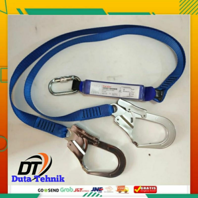 Jual Jual Lanyard Wibing Double Hook Absorben Haidar Haidar Eneegi