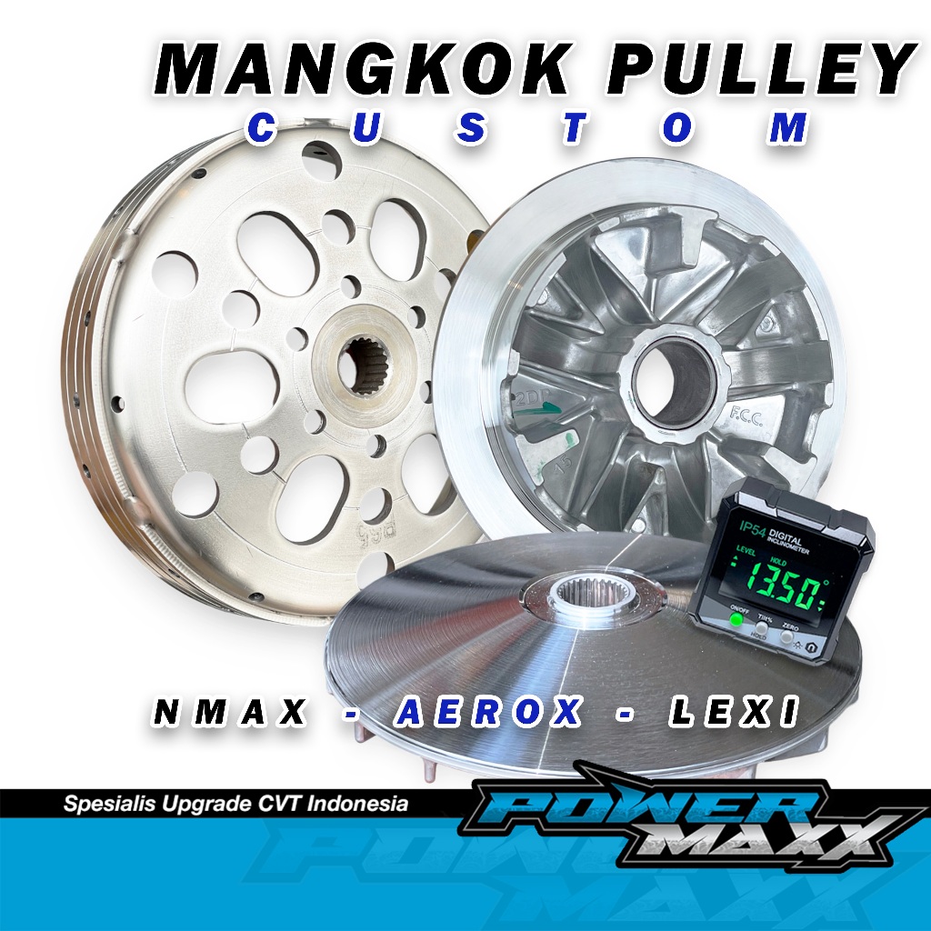 Jual PAKET KIRIAN NMAX YAMAHA AEROX PULLEY RUMAH ROLLER BUBUT NMAX