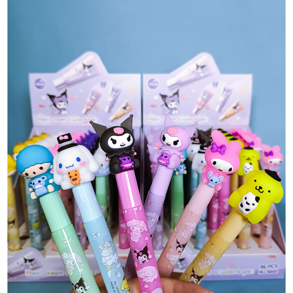 Jual Pulpen Sanrio Kuromi Melody Cinnamorol Pena Momo Nono Cici