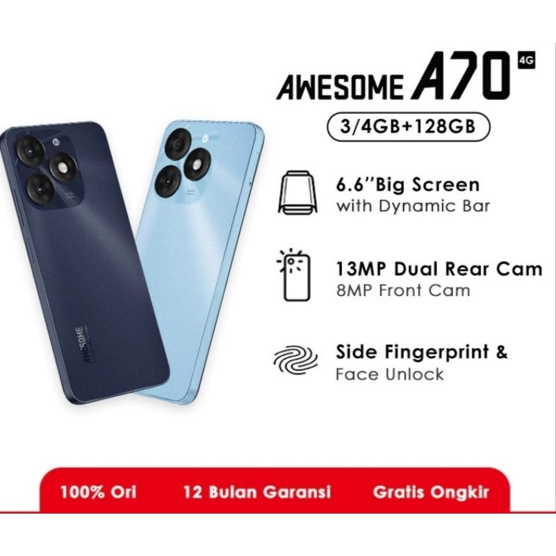 Jual Itel A70 4 256 4 128 3 128 4 64 Garansi Resmi Baru