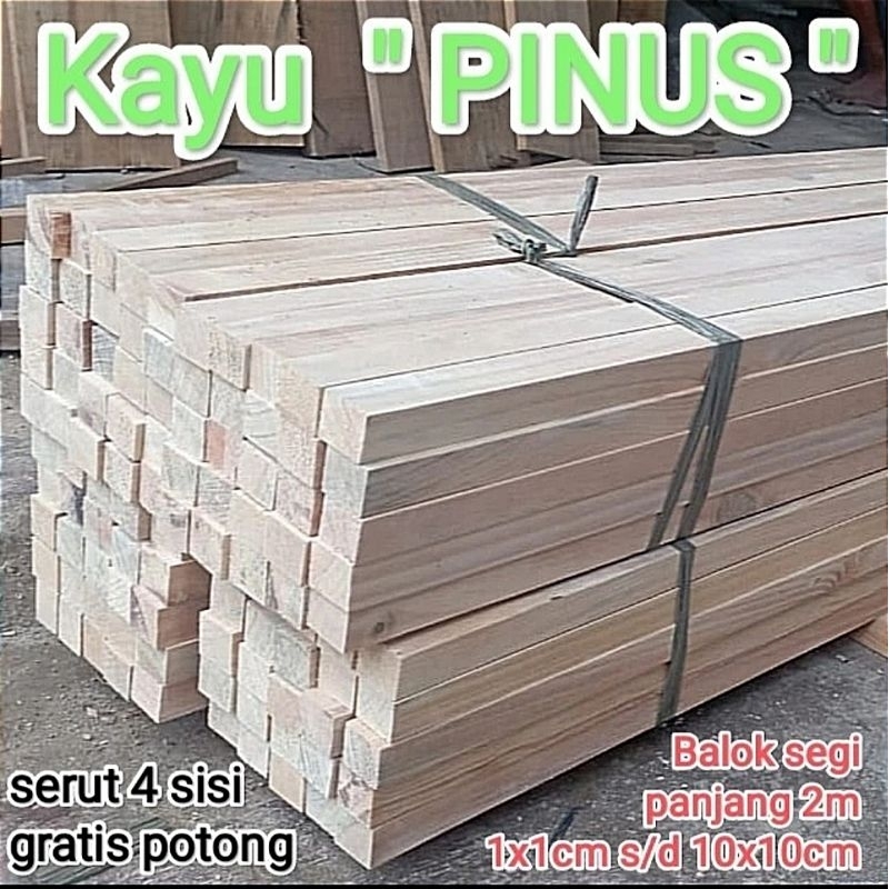 Jual Balok Kaso Sudah Liwat Mesin Amplas Kayu Pinus Bukan Jati Belanda