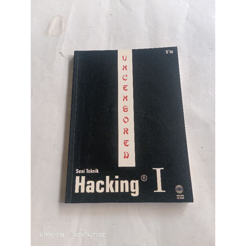 Jual BUKU SENI TEKNIK HACKING JILID 1 UNCENSORED S TO Shopee Indonesia