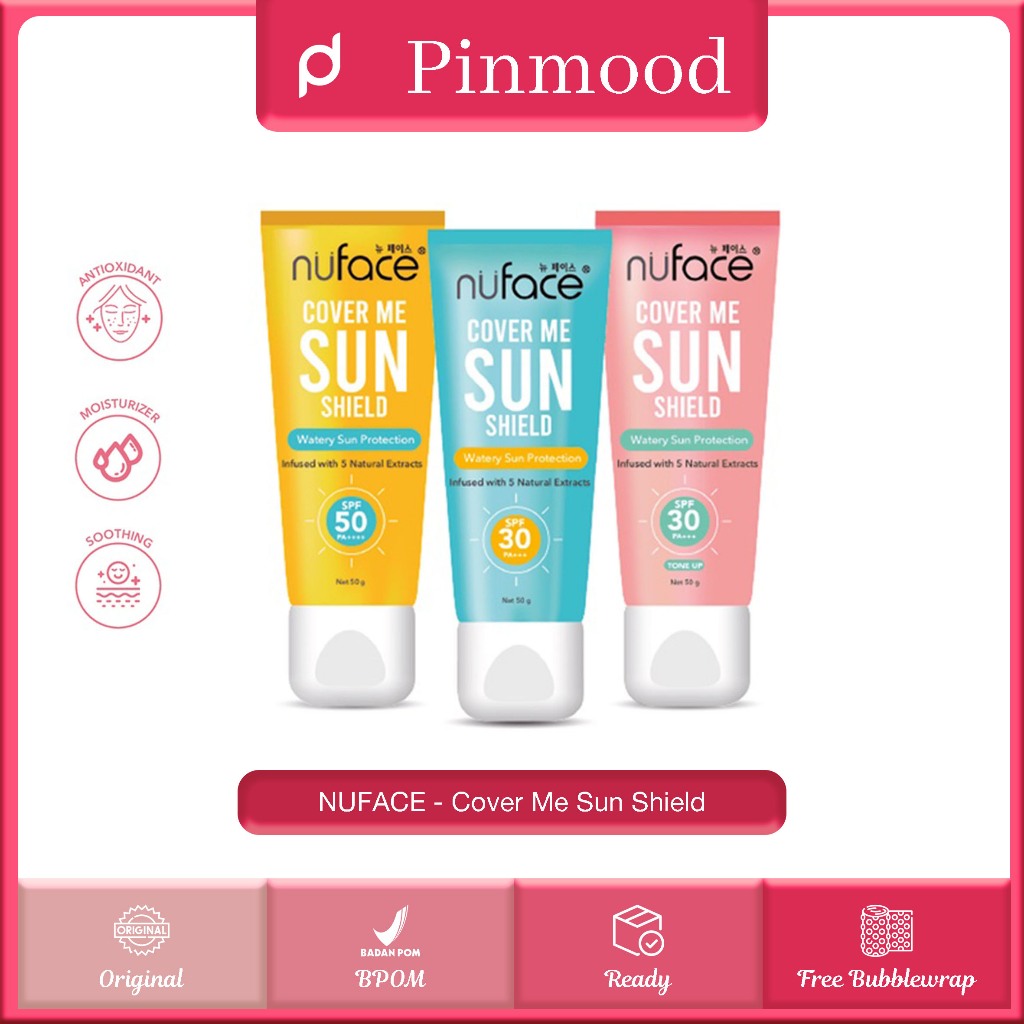 Jual NUFACE SUNSCREEN COVER ME SUN SHIELD 50 G Sunscreen Wajah