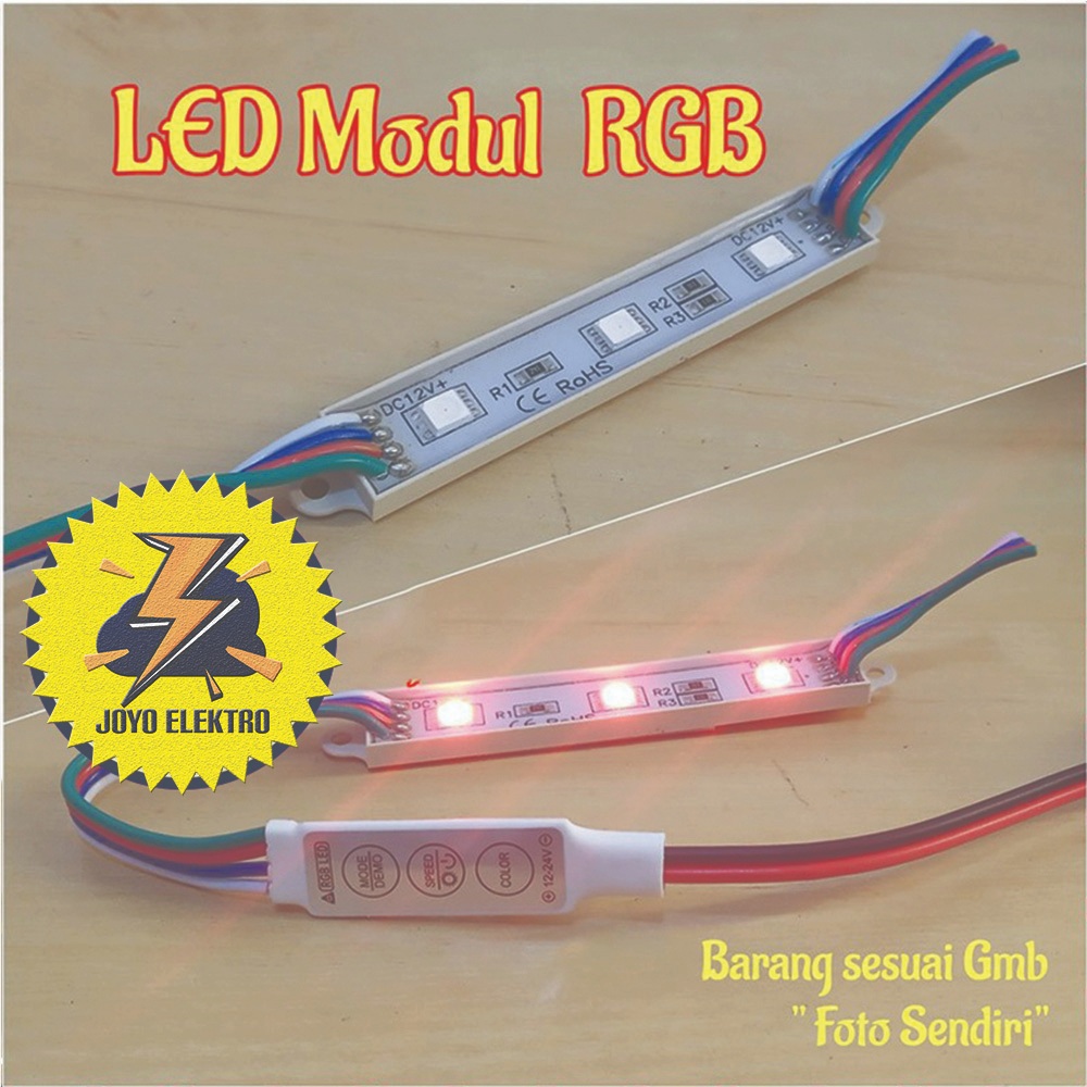 Jual Led Modul RGB Waterproof 3 Mata 12 Volt 12V Shopee Indonesia