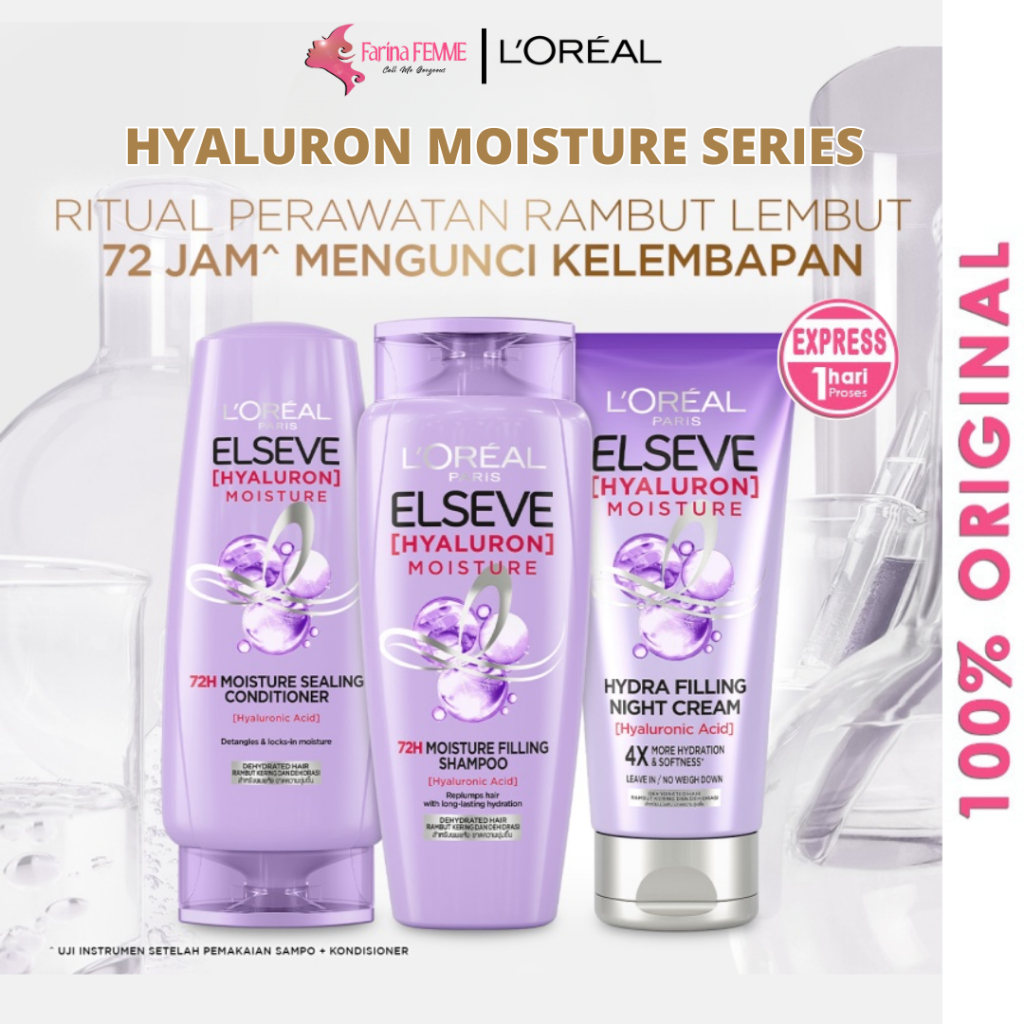 Jual Femme L Or Al Paris Elseve Hyaluron Moisture Shampoo Ml