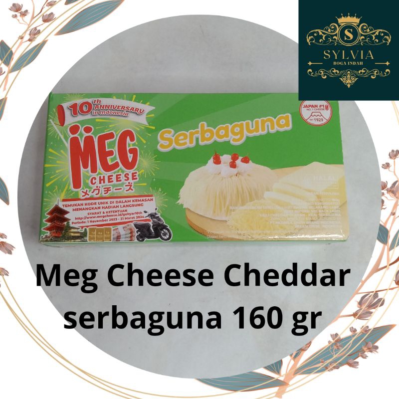 Jual Keju Meg Cheese Cheddar Serbaguna 160 Gr Shopee Indonesia