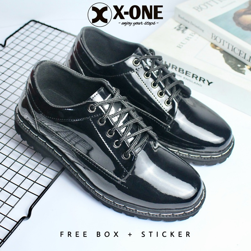 Jual X One Sepatu Formal Docmart Pria Vero Docmart Glossy Shopee