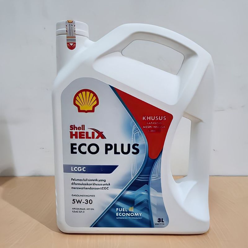 Jual Oli Shell Helix ECO Plus 5W 30 3L Original Barcode Shopee Indonesia