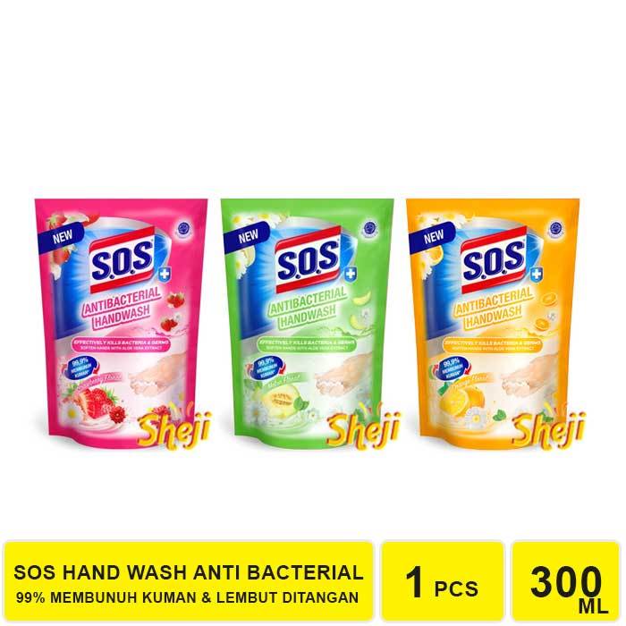 Jual SOS SABUN CUCI TANGAN REFILL 300 ML Shopee Indonesia