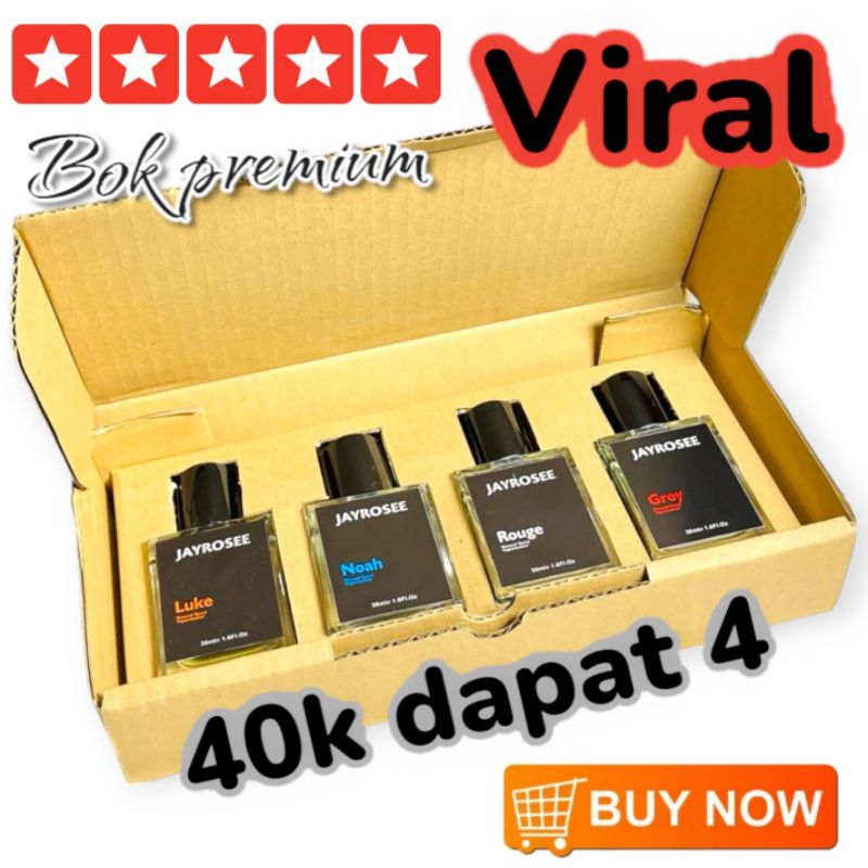 Jual Paket Parfum 1 Box Isi 4 Botol Bisa Untuk Kado Pasangan Kado Ulang