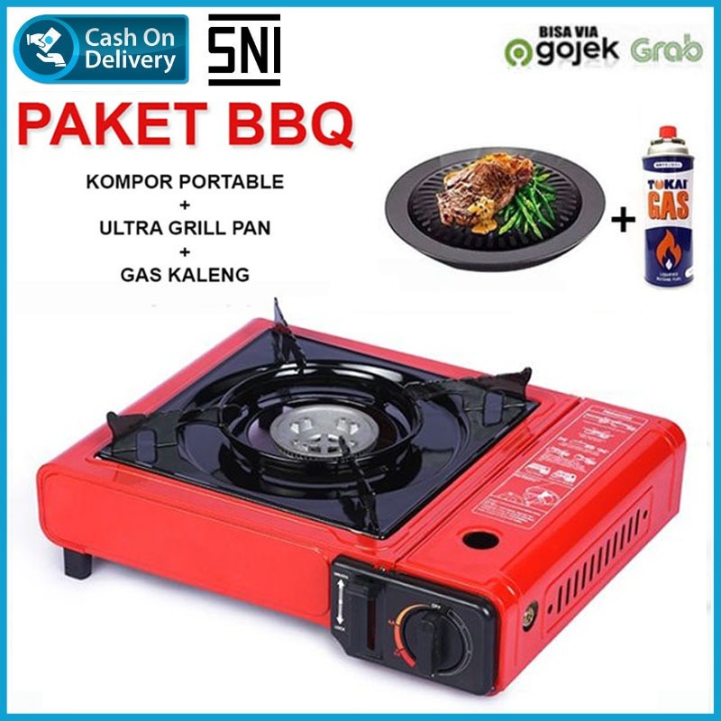 Jual Paket Kompor Gas Portabel In Portable Stove Kompor Masak Camping