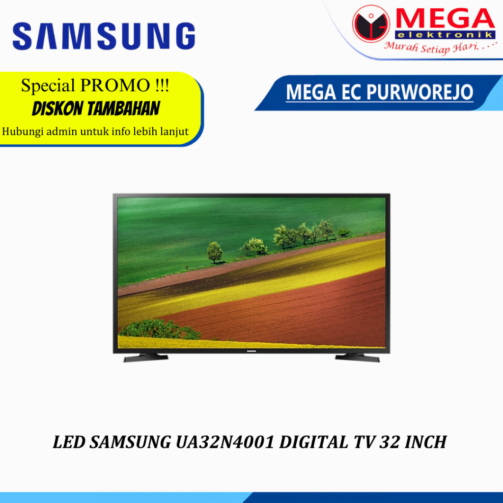 Jual LED SAMSUNG UA32N4001 DIGITAL TV 32 INCH Shopee Indonesia