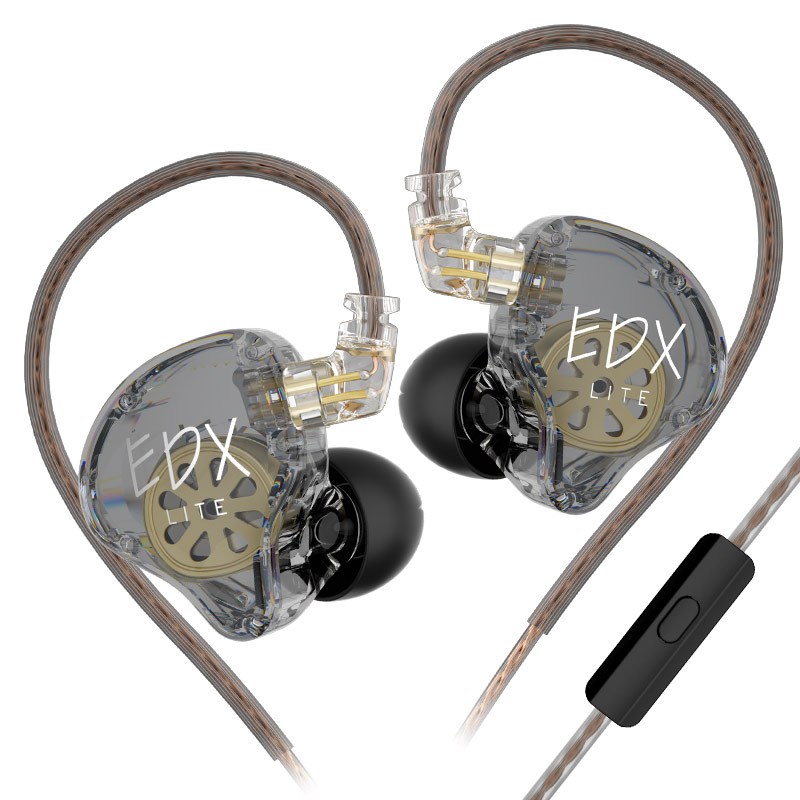 Jual KZ EDX Pro Earphone With Mic Knowledge Zenith Dynamic Driver HIFI