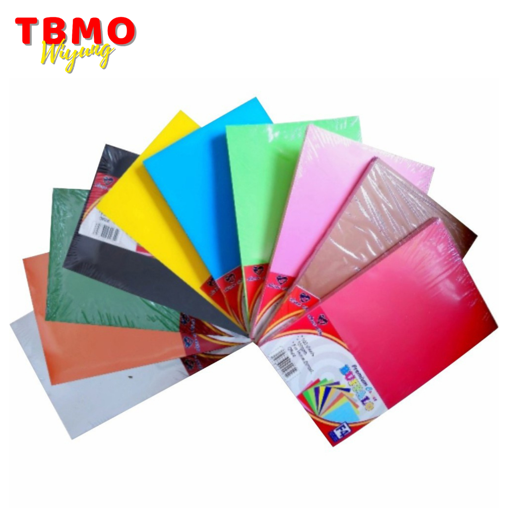 Jual Tbmo Kertas Bufalo Warna Per Pack Warna Isi Lembar Gsm