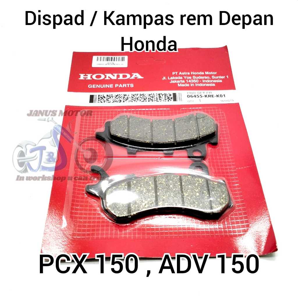 Jual Dispad Kampas Rem Depan Honda Pcx Adv Kualitas Original