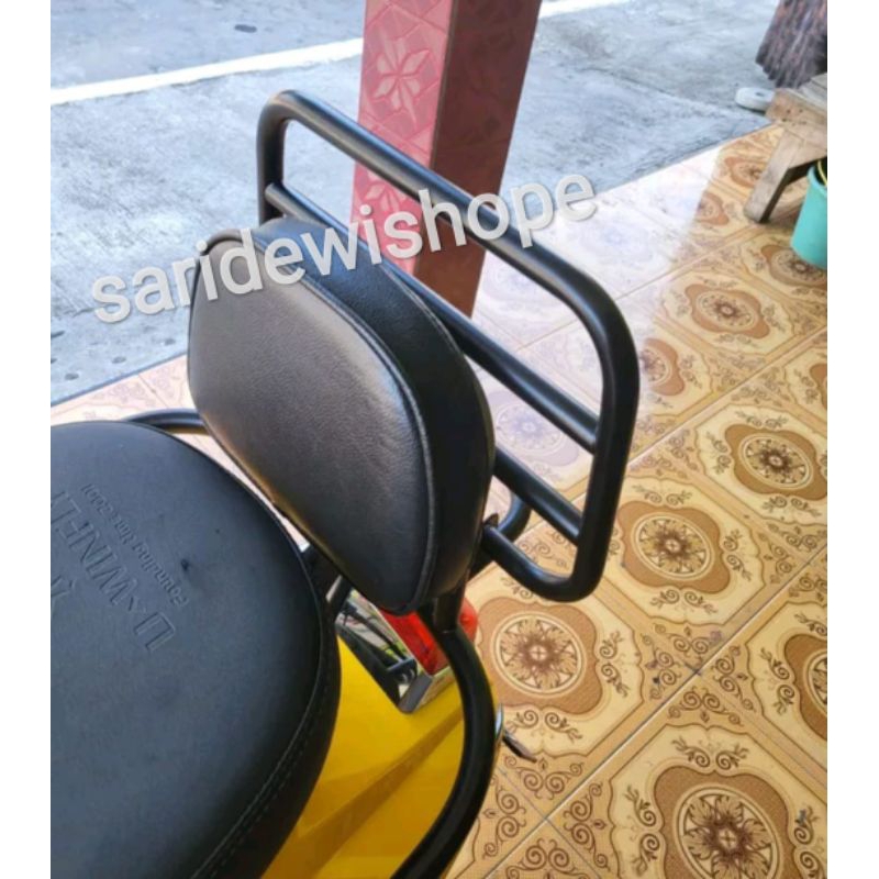 Jual Back Rack Uwinfly T Sandaran Jok Motor Listrik Vespa Super T S