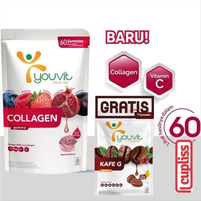 Jual YOUVIT Multivitamin Gummy Collagen 30 Days Shopee Indonesia