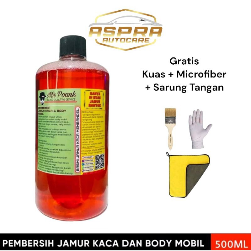 Jual Mr Poank Obat Cairan Pembersih Jamur Kaca Dan Kerak Body Mobil