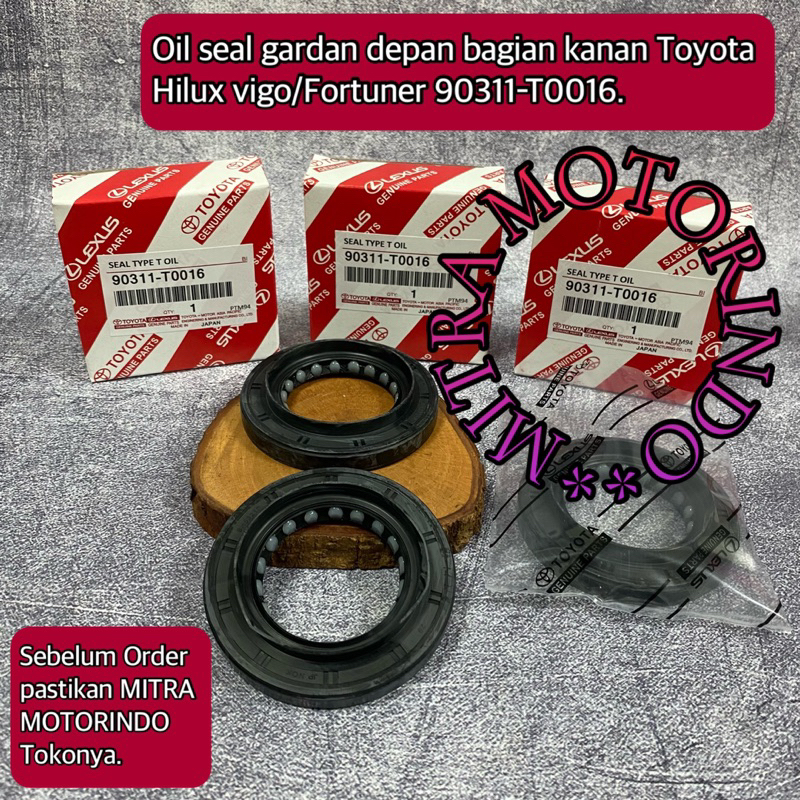 Jual Oil Seal Gardan Depan Bagian Kanan Toyota Hilux Vigo Fortuner