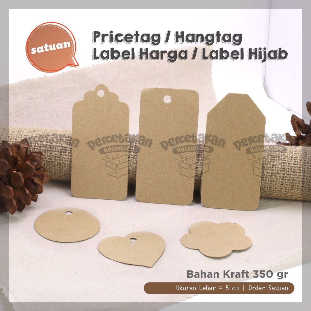 Jual Pricetag Hangtag Label Harga Label Hijab Label Baju Tag