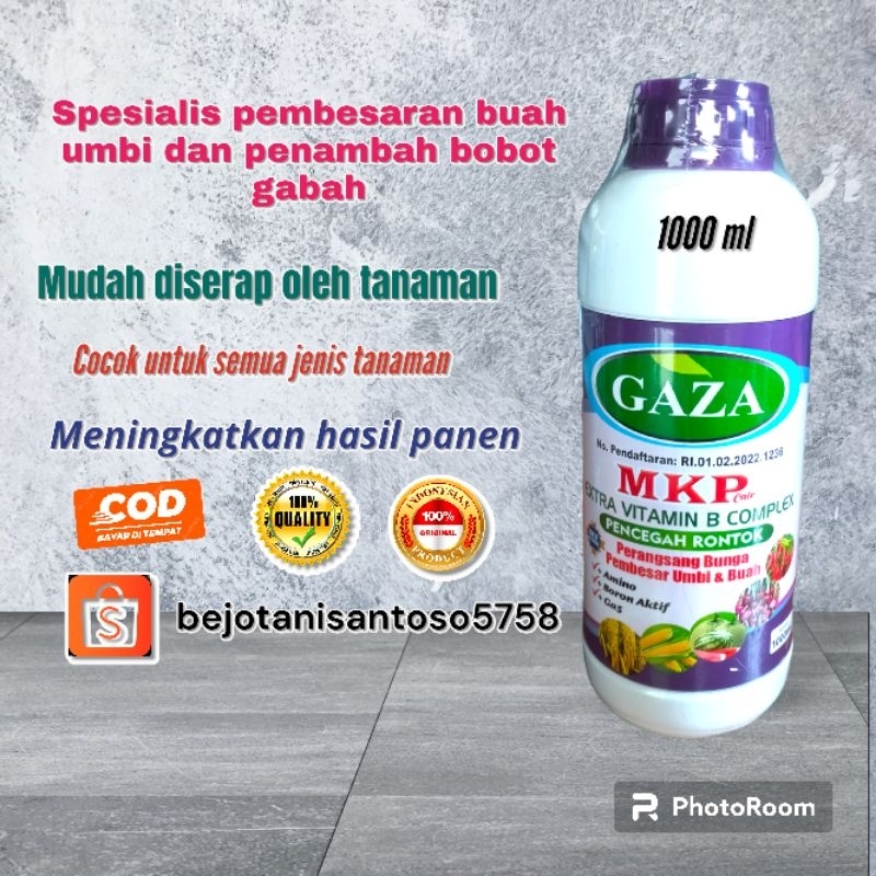 Jual MKP Cair Merk GAZA MKP New 1 Liter Kandungan Phospat Kalium Ekstra