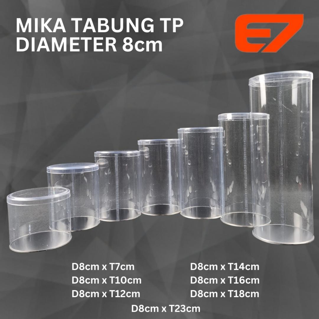 Jual Toples Tabung Plastik Alas Aluminium Diameter Cm Toples Kaleng