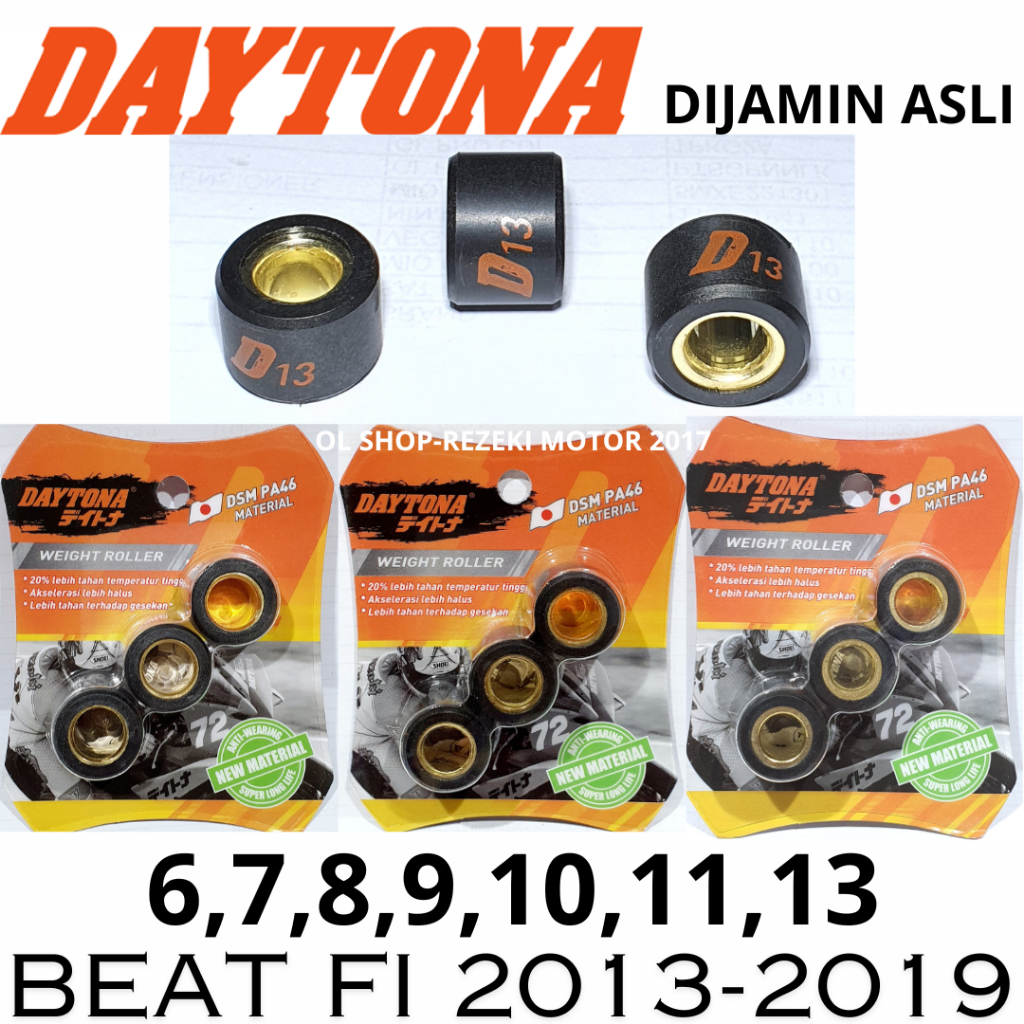 Jual Roller Daytona Beat Fi Esp Vario Stater Kasar Halus Asli Ori