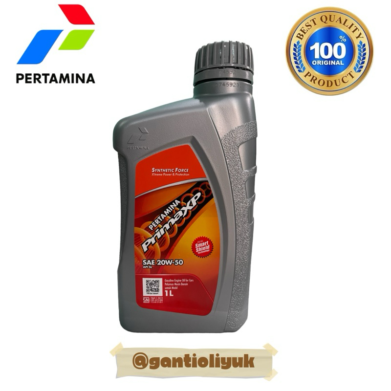 Jual Oli Mesin Pertamina Primaxp Sae W L Shopee Indonesia