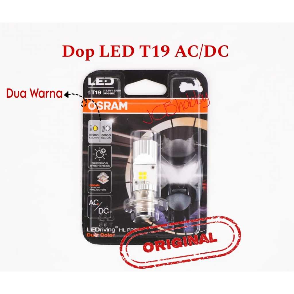 Jual Dop Depan Bebek Matic Led T Original Osram Ac Dc Shopee Indonesia