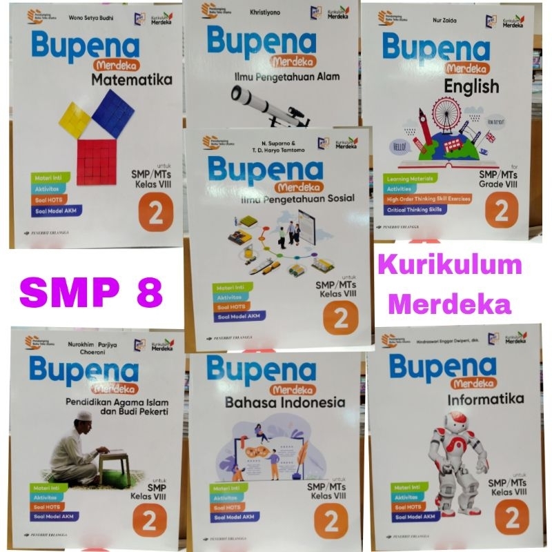 Jual Bupena Merdeka Matematika IPA English IPS Pendidikan Agama Islam