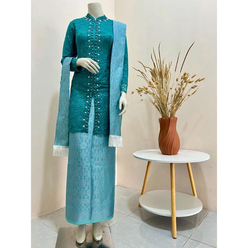 Jual SET KEBAYA KOMPLIT MEWAH SET KEBAYA SANGHAI PAYET SETELAN