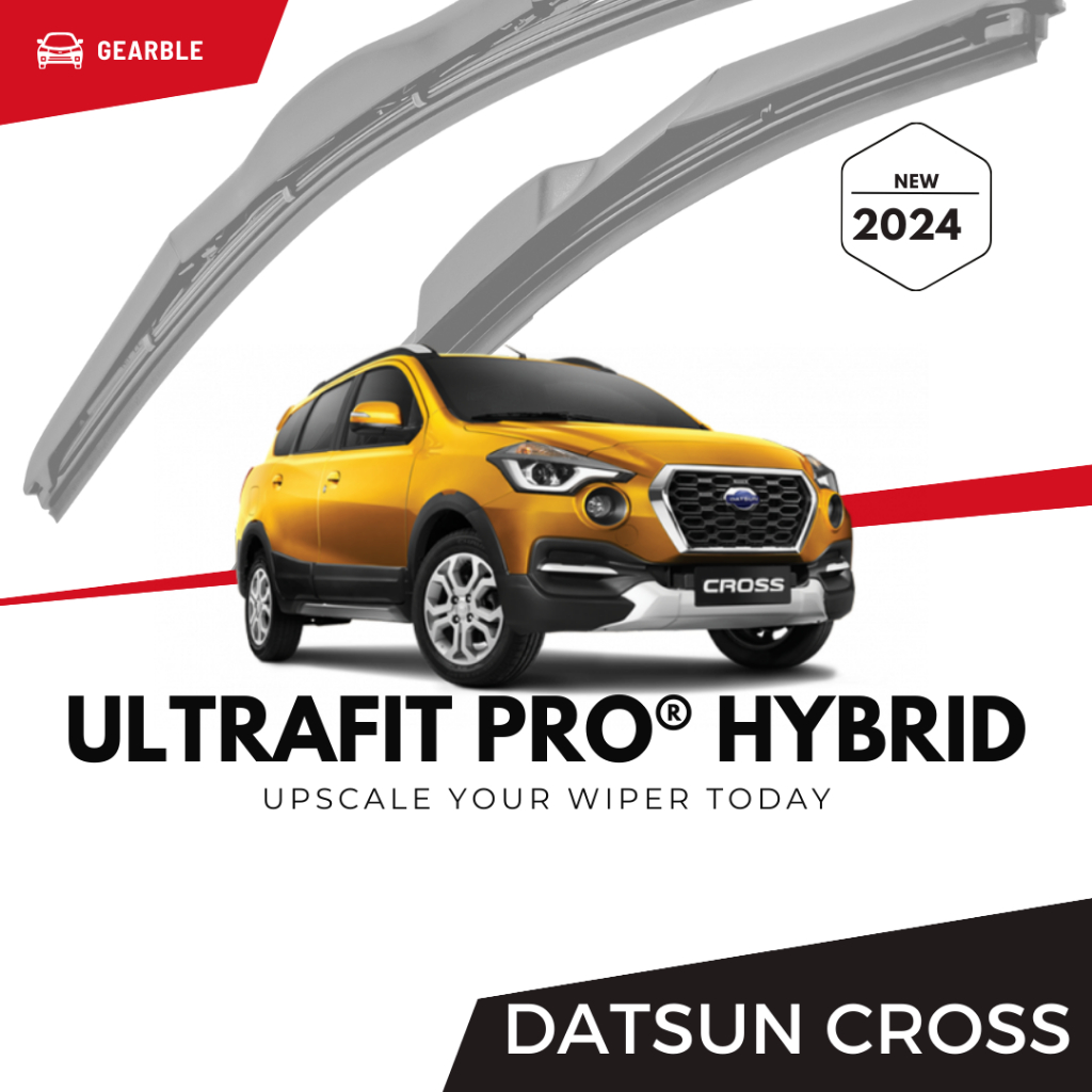 Jual Premium Wiper Model Hybrid Mobil Datsun Cross Wifer Karet Kaca