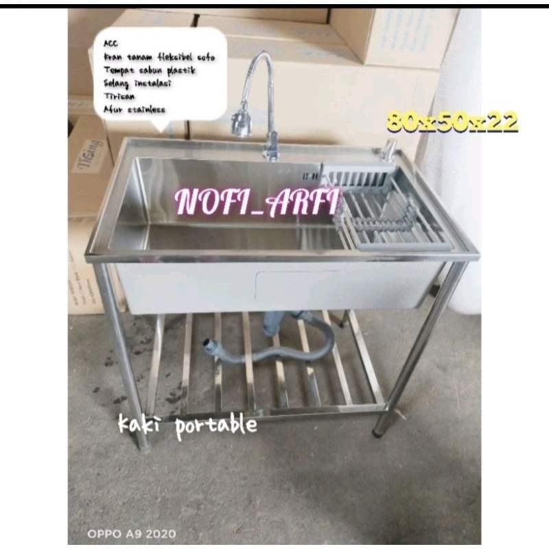 Jual Termurah Bak Cuci Piring Portable Kitchen Sink X X Wastafel