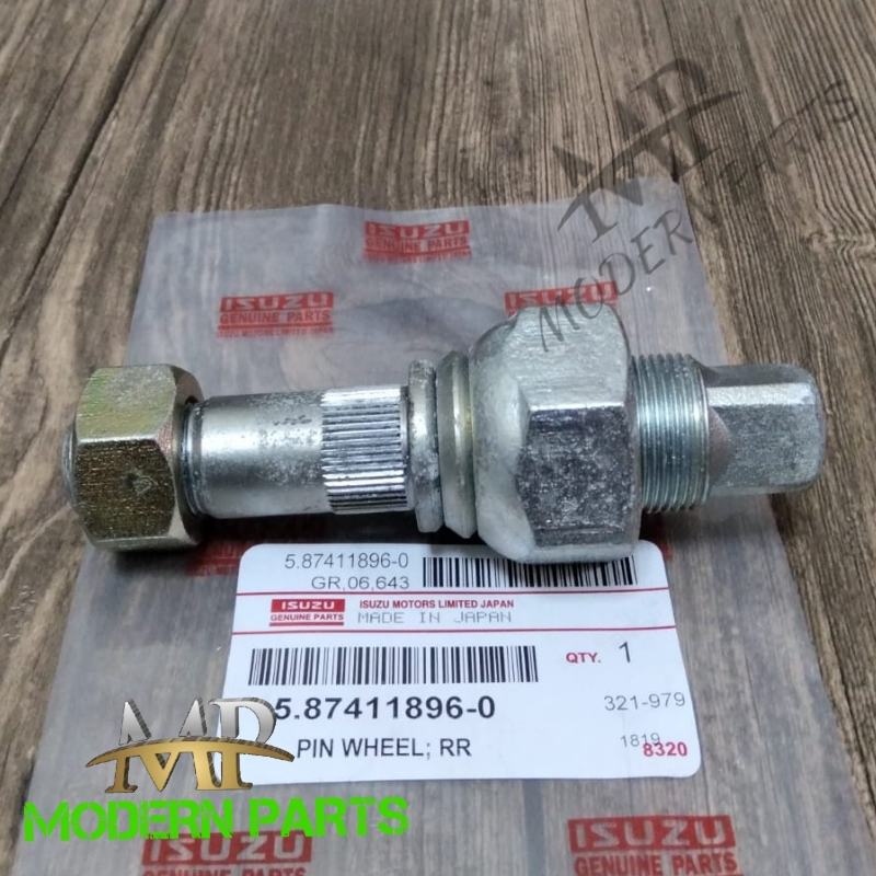 Jual BAUT RODA BELAKANG KIRI NKR66 HUB BOLT REAR LH ISUZU ELF