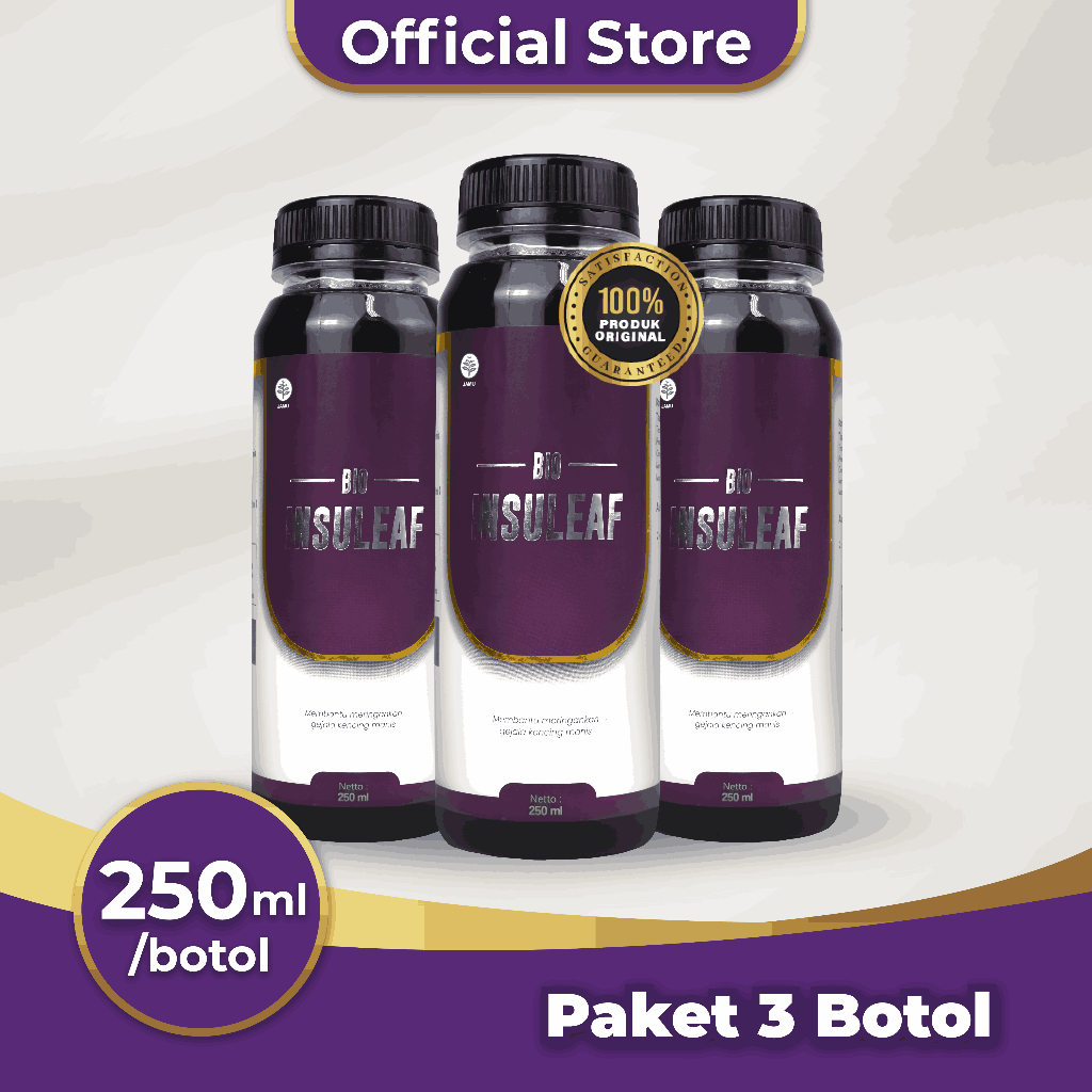 Jual Bio Insuleaf Herbal Diabetes Original Botol Shopee Indonesia