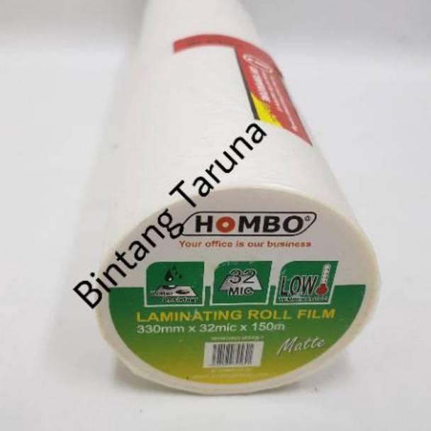 Jual Kode E C Plastik Laminasi Roll Hombo Laminating Film Roll Matte