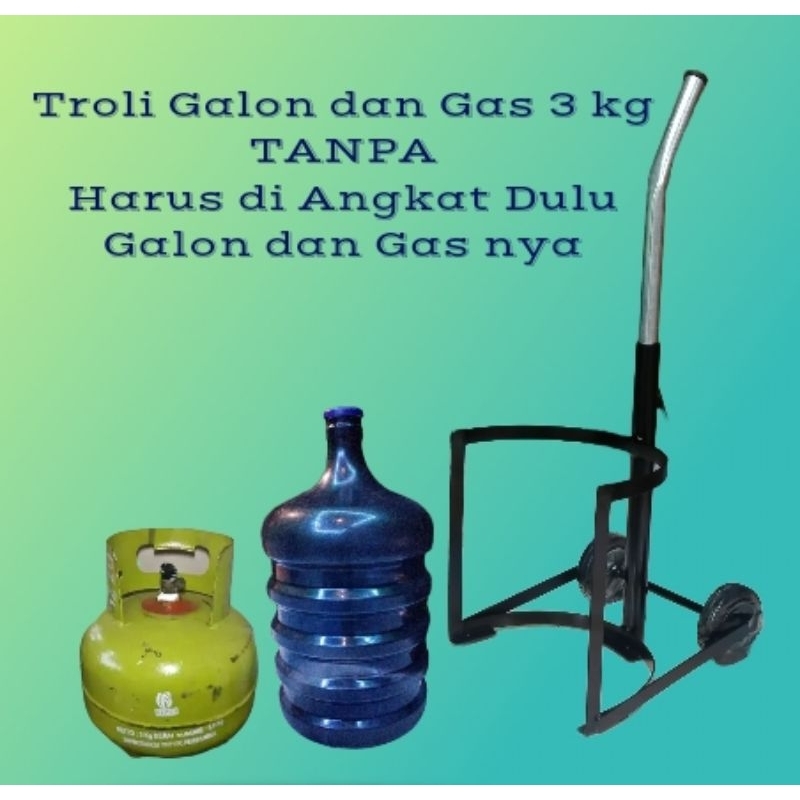 Jual Troli Besi Roda Besi Gerobak Besi Troly Galon Dan Tabung Gas