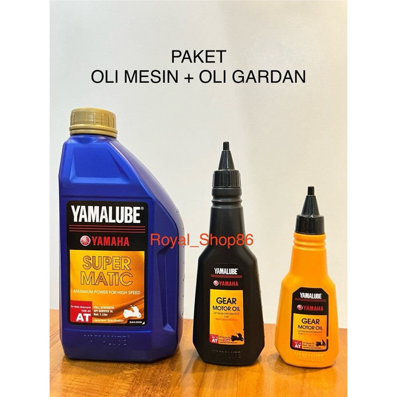 Jual OLI YAMALUBE SUPER MATIC SAE 10W 40 1 LITER OLI YAMALUBE GARDAN