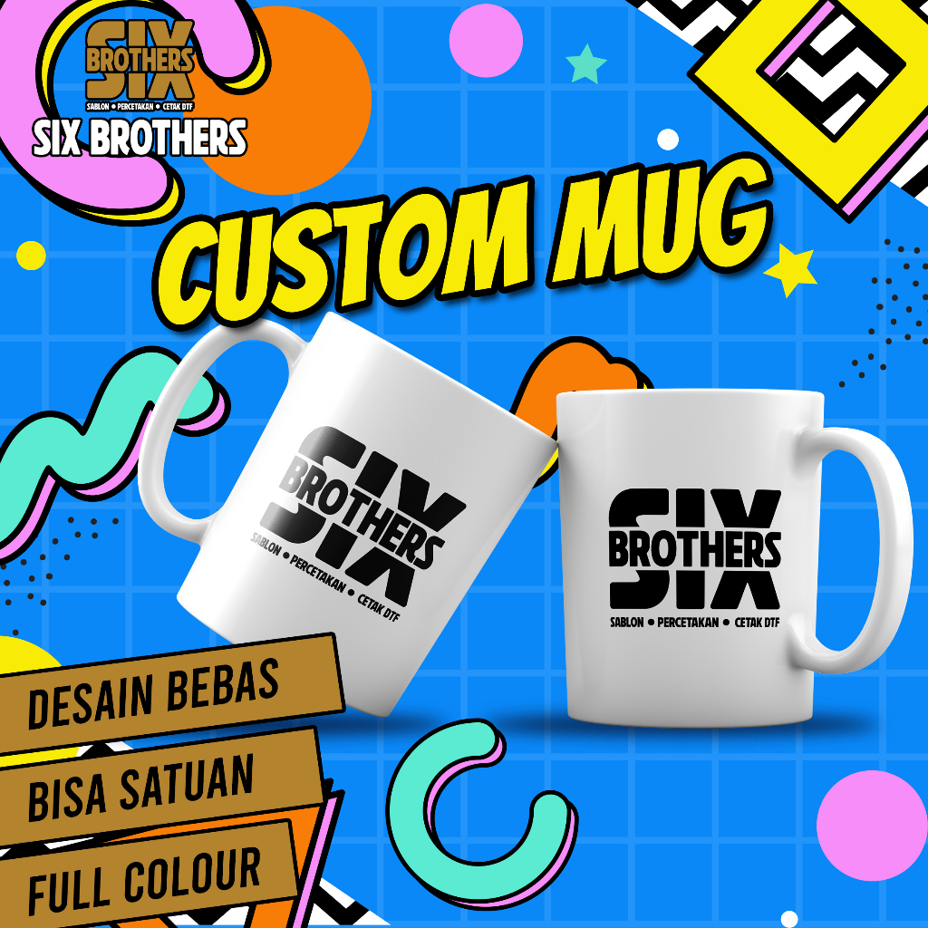 Jual Cetak Mug Custom Tanpa Minimal Order Langsung Jadi Foto