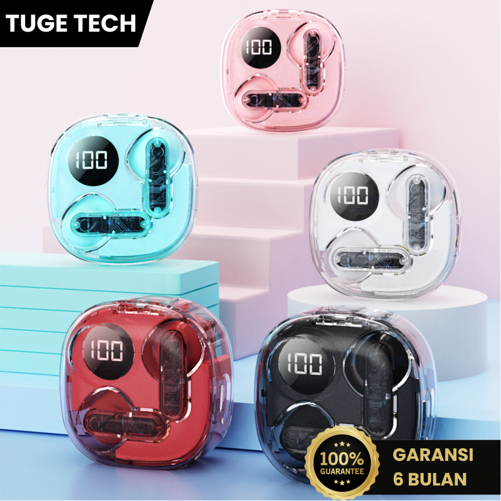 Jual TUGE TECH MT01 Headset Bluetooth TWS Wireless Earphone Bluetooth 5