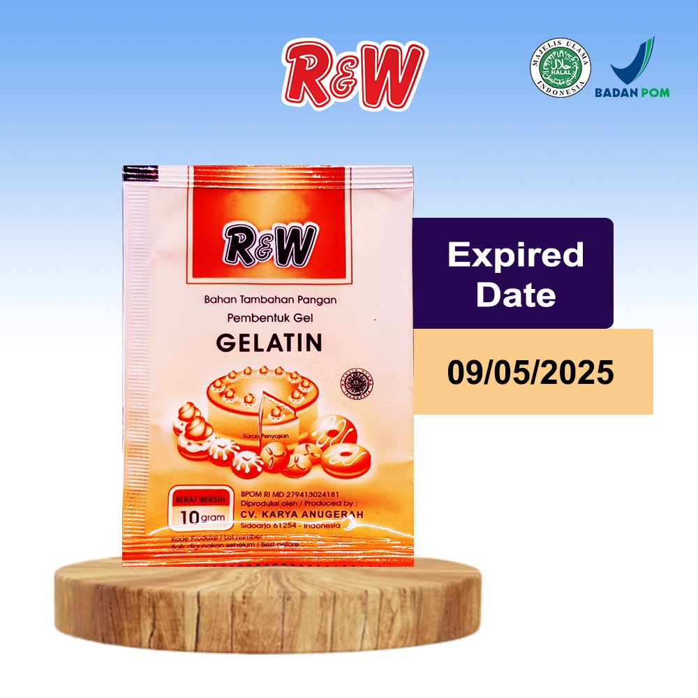 Jual Gelatin Bubuk Gelatin Powder Halal Rajawali R W 10 Gr Shopee