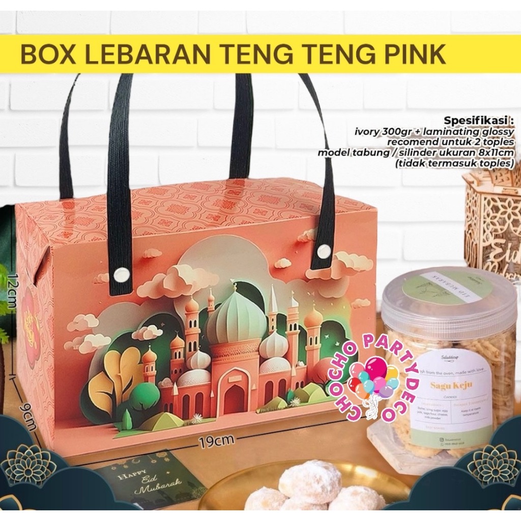 Jual Box Idul Fitri Teng Teng Kotak Kue Lebaran Parcel Idul Fitri