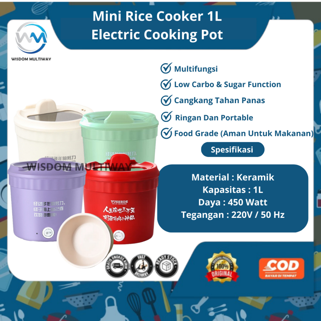 Jual Mini Rice Cooker Panci Listrik Serbaguna L Electric Cooking Pot