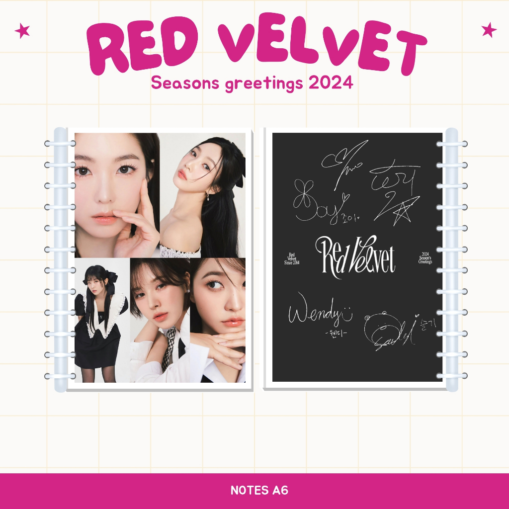 Jual A Notes Red Velvet Seasons Greetings Isi Hvs Cover