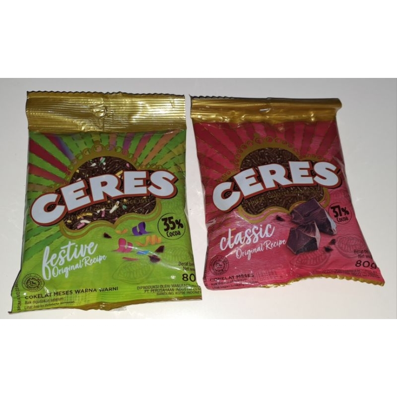 Jual MESES CERES COKLAT CLASSIC WARNA WARNI 80 Gram Shopee Indonesia