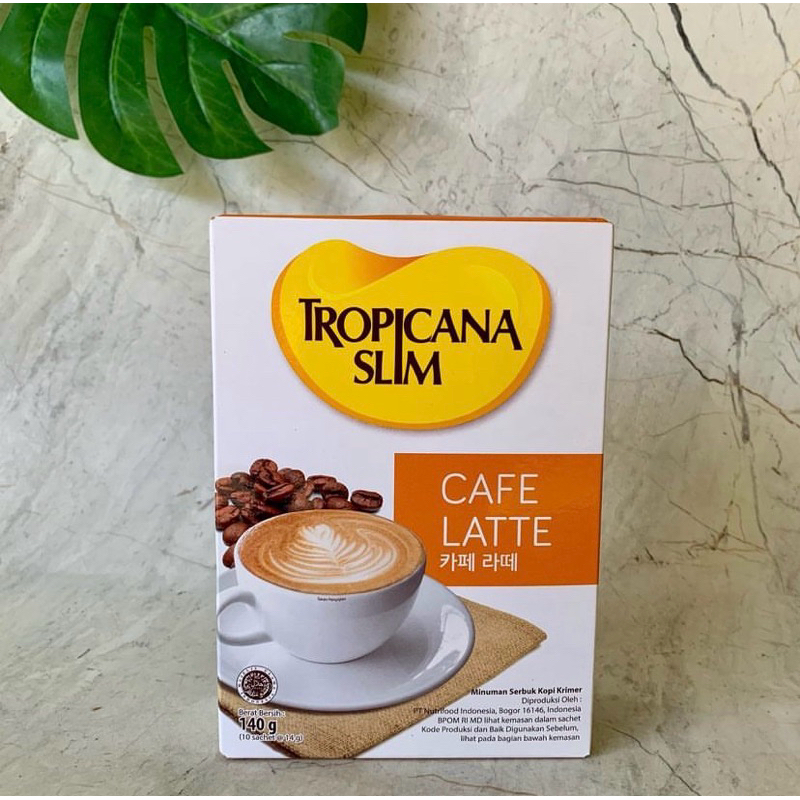 Jual Tropicana Slim Cafe Latte Gr Sachet Gr Shopee Indonesia