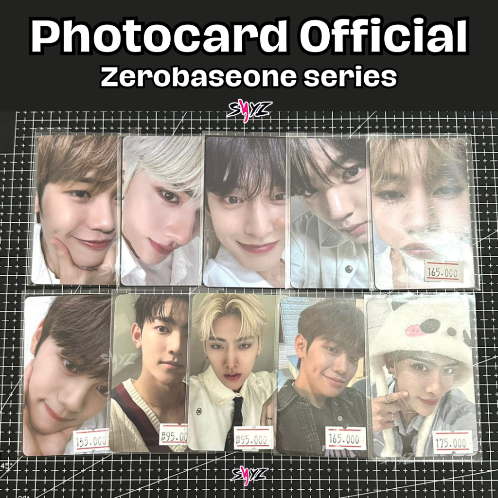 Jual Photocard Official Zerobaseone Series Ricky Jiwoong Taerae