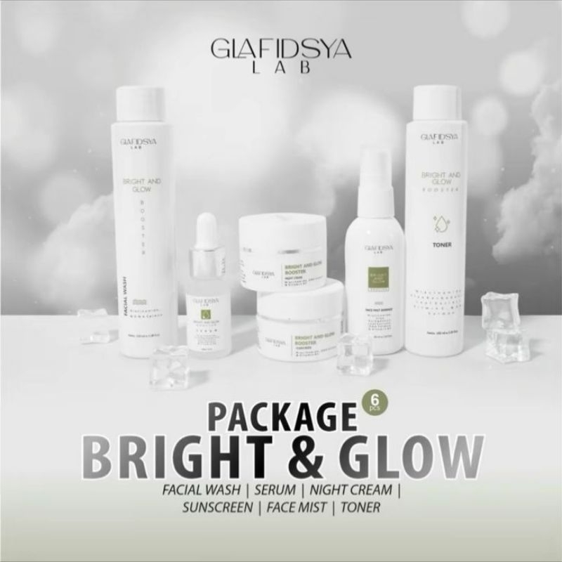 Jual Glafidsya Package Booster Glow Bright Set Shopee Indonesia