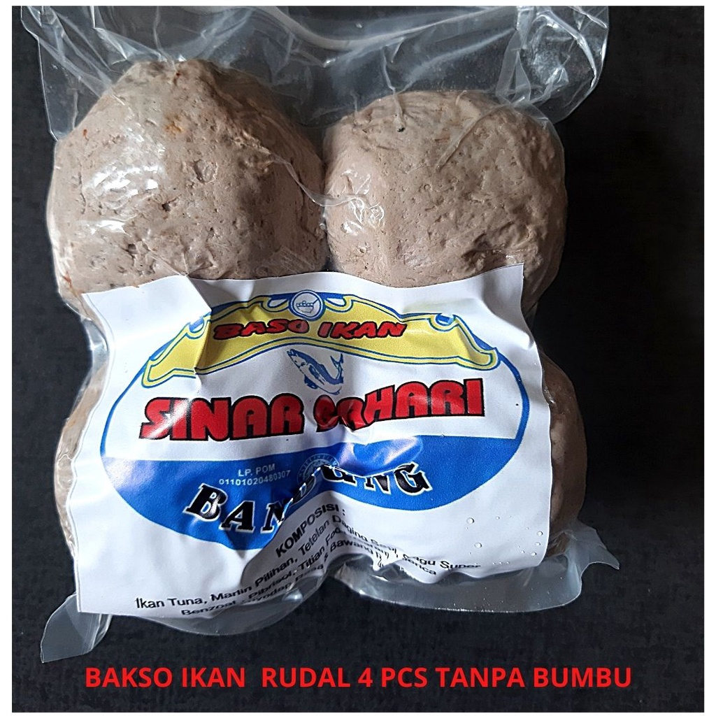 Jual BAKSO IKAN BASO IKAN SINAR BAHARI BANDUNG RUDAL TANPA BUMBU 4 BUAH