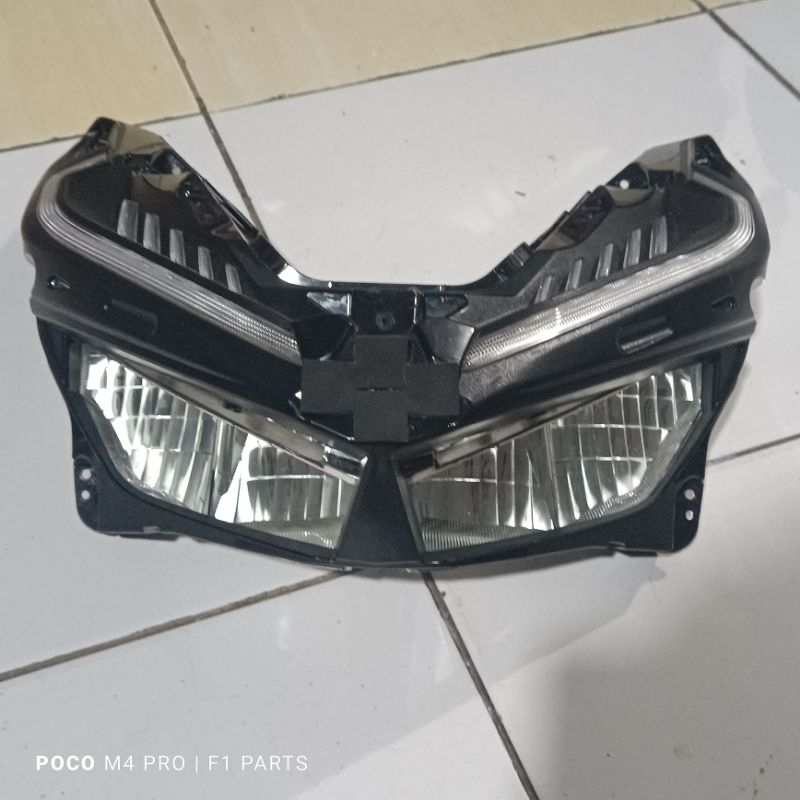 Jual Alis Frame Lampu Kumis Alis Plus PCB Lampu Depan Vario 125 New K2V